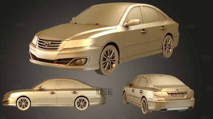 Hundai azera 2011 stl model for CNC
